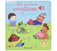 Mes premières comptines - Livre sonore avec 6 puces - Dès 1 an