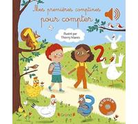 Mes premières comptines pour compter - Livre sonore avec 6 puces - Bébé dès 6 mois