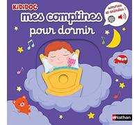 Mes premières comptines pour dormir - Livre sonore et animé kididoc - dès 6 mois
