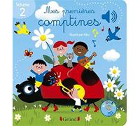 Mes premières comptines – Volume 2 – Livre sonore avec 6 puces – Dès 1 an
