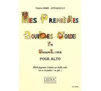 Mes Premières Doubles Cordes en Chansons Pour Alto - Recueil de partitions de Valérie Bime-Apparailly | Apprentissage des doubles cordes en première position | Jeunes altistes Cycle 1