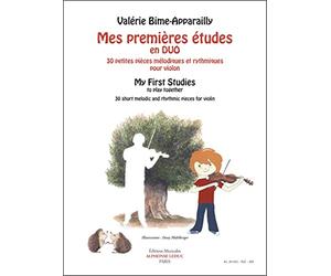 Mes premières études en duo pour violon