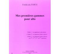 Méthodes et pédagogie COMBRE FORTI FREDERICK - MES PREMIERES GAMMES POUR ALTO VOL.2 Alto