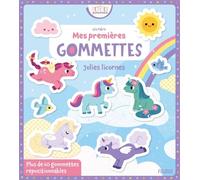 Mes premières gommettes - Jolies licornes - 60 stickers - Léa Fabre - Fleurus - Document jeunesse