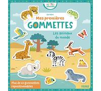 Léa Fabre – Mes premières gommettes : Les animaux du monde – Livre-jeu – Broché