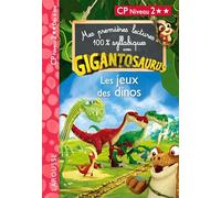 Mes premières lectures 100% syllabiques avec Gigantosaurus Niveau 2 : Les Jeux des Dinos