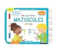 Mes Premières Majuscules Bâton - Avec 1 Feutre Effaçable 2 Couleurs