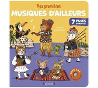 Grund Livre sonore et d'éveil Mes premières musiques d'ailleurs – 7 puces, 2 piles AAA, 6 mois