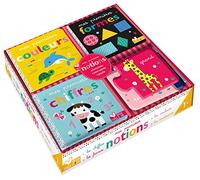 Mes premières notions - coffret avec livres bain, tout carton et puzzle