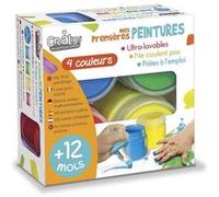 Mes Premieres Peintures 4 pots Multicolore