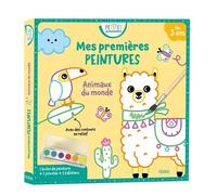 Mes premières peintures - Animaux du monde - 5 tableaux + peint - Stéphanie Bardy - Fleurus - Jeux livres objets