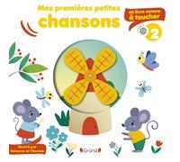 Mes premières petites chansons à toucher - Volume 2 - Solenne et Thomas - Grund - cartonné - Comptine, chant