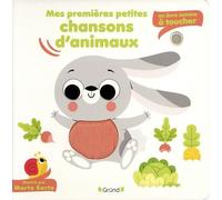Mes premières petites chansons d'animaux : un livre sonore à toucher - Livre sonore et éveil avec 5 puces sonores et 5 matières à toucher - Bébé dès 6 mois