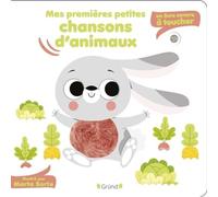 Mes premières petites chansons d'animaux : un livre sonore à toucher - Livre sonore et éveil avec 5 puces sonores et 5 matières à toucher - Bébé dès 6 mois