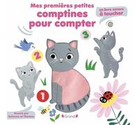 Grund – Mes premières petites comptines pour compter – Livre sonore, 5 puces, 5 matières – Dès 6 mois