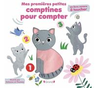 Mes premières petites comptines pour compter - Livre sonore et éveil avec 5 puces sonores et 5 matières à toucher - Bébé dès 6 mois