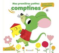 Mes premières petites comptines : un livre sonore à toucher - Livre sonore et éveil avec 5 puces sonores et 5 matières à toucher - Bébé dès 6 mois