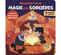 Mes premiers airs de magie et de sorcières - Livre sonore et d'éveil à charger en USB-C - LIVRE SANS PILES ET RECHARGEABLE EN USB-C - Sonore à l'infini - Bébé dès 6 mois