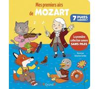 Mes premiers airs de Mozart USBC Livre sonore et d'éveil avec prise USB-C puces sonores Livre sonore rechargeable Livre de musique classique Bébé dès 6 mois