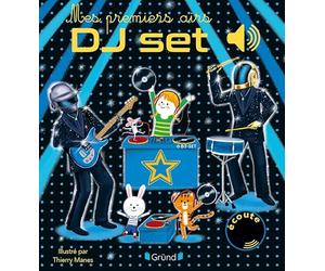 Mes premiers airs DJ set - Livre sonore et éveil avec 6 puces sonores - Bébé dès 6 mois
