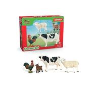 Mes Premiers Animaux De La Ferme, Coffret D'Animaux, Schleich 42729 Farm World, Des 5 Ans
