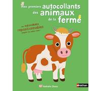 Mes premiers autocollants - Les animaux de la ferme - Autocollants repositionnables - Dès 18 mois