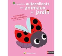Mes premiers autocollants - Les animaux du jardin - Autocollants repositionnables - Dès 18 mois