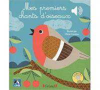 Mes premiers chants d'oiseaux – Livre sonore avec 6 puces – Dès 1 an