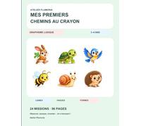 Mes premiers chemins au crayon: Graphisme ludique pour les 3-4 ans