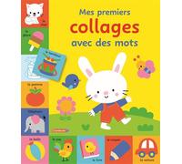 Mes premiers collages avec des mots - Joue et apprends avec Billi - Collectif - Chantecler - broché - Document jeunesse