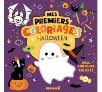 Mes Premiers Coloriages Avec Contours Colorés Halloween