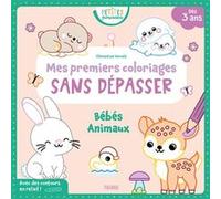 Mes premiers coloriages sans dépasser - Bébés animaux
