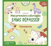 Mes premiers coloriages sans dépasser - Dinosaures - Collectif - Fleurus - broché - Document jeunesse