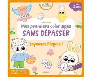 Mes premiers coloriages sans dépasser - Joyeuses Pâques ! - Isabelle Jacqué - Fleurus - broché - Document jeunesse