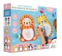 Mes premiers gribouillis effaçables - 12 m+ - Wendy Kendall - Auzou Philippe Eds - Coffret - Jeux livres objets