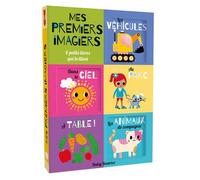 Mes premiers imagiers - 6 petits livres qui brillent - Collectif - 1 2 3 Soleil - Coffret - Album éveil dès la naissance
