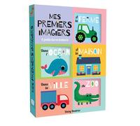 Mes premiers imagiers - 6 petits livres texturés - Collectif - 1 2 3 Soleil - Coffret - Album éveil dès la naissance