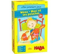 HABA société-Mes Premiers Mémo - Maxi et Ses Peluches-Jeu de mémoire-306063, Coloré