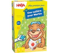 HABA - Mes Premiers Jeux - Une cuillère pour Martin - Jeu de société Enfant - Jeux de mémoire et d'adresse - Stimule Le langage - Jeu Libre - Educatif - Ludique - 2 Ans et Plus - 301076