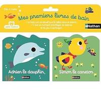 Mes premiers livres de bain - 2 petits livres pour les bébés dès 4 mois