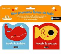 Mes premiers livres de bain - Dès 6 mois: Berthe la baleine & Anatole le poisson