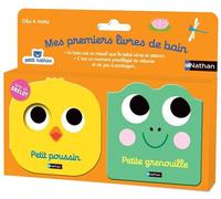 Mes premiers livres de bain - Petit poussin - Petite grenouille - Caroline Dall'Ava - Nathan - Boîte ou accessoire - Jeux livres objets