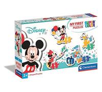 Mes Premiers Puzzles Disney Mickey et Ses Amis 4 Puzzles Enfant Dès 2 Ans | Quatre assemblages tout simples avec les personnages du dessin animé culte | développe la logique | idée cadeau original