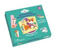 Mes premiers puzzles évolutifs - La famille chat (4 puzzles)