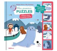 Mes premiers puzzles - PHIKOU JOUE À CACHE-CACHE - Bénédicte RIVIERE-MOLLARD - Auzou Philippe Eds - cartonné - Album jeunesse dès 3 ans