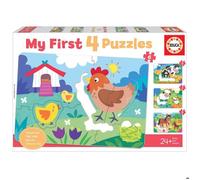Mes Premiers Puzzles Progressifs de 5 à 8 pièces : Mamans et bébés