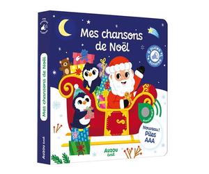 Mes premiers sonores - Mes chansons de Noël - Lizzy Doyle - Auzou Philippe Eds - cartonné - Comptine, chant