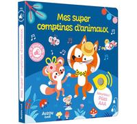 Mes premiers sonores - mes super comptines d'animaux - Julie Mercier - Auzou Éditions - cartonné - Comptine, chant