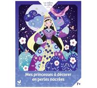 Mes princesses à décorer en perles nacrées - pochette avec accessoires