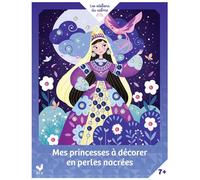 Deux Coqs d'Or Pochette Mes princesses à décorer en perles nacrées - 3 princesses, 300 perles
